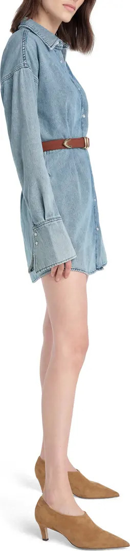 The Eyes On Me Denim Mini Shirtdress | Nordstrom