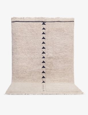 Nour New Zealand wool and cotton rug 180cm x 270cm | Selfridges