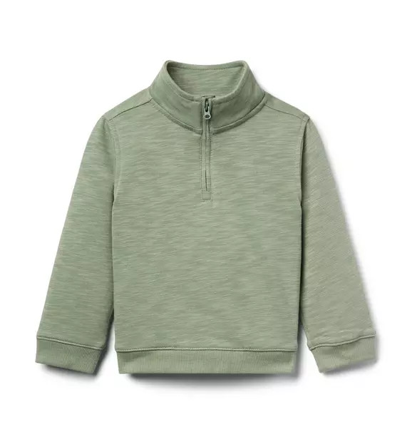 The Slub Half Zip Sweatshirt | Janie and Jack