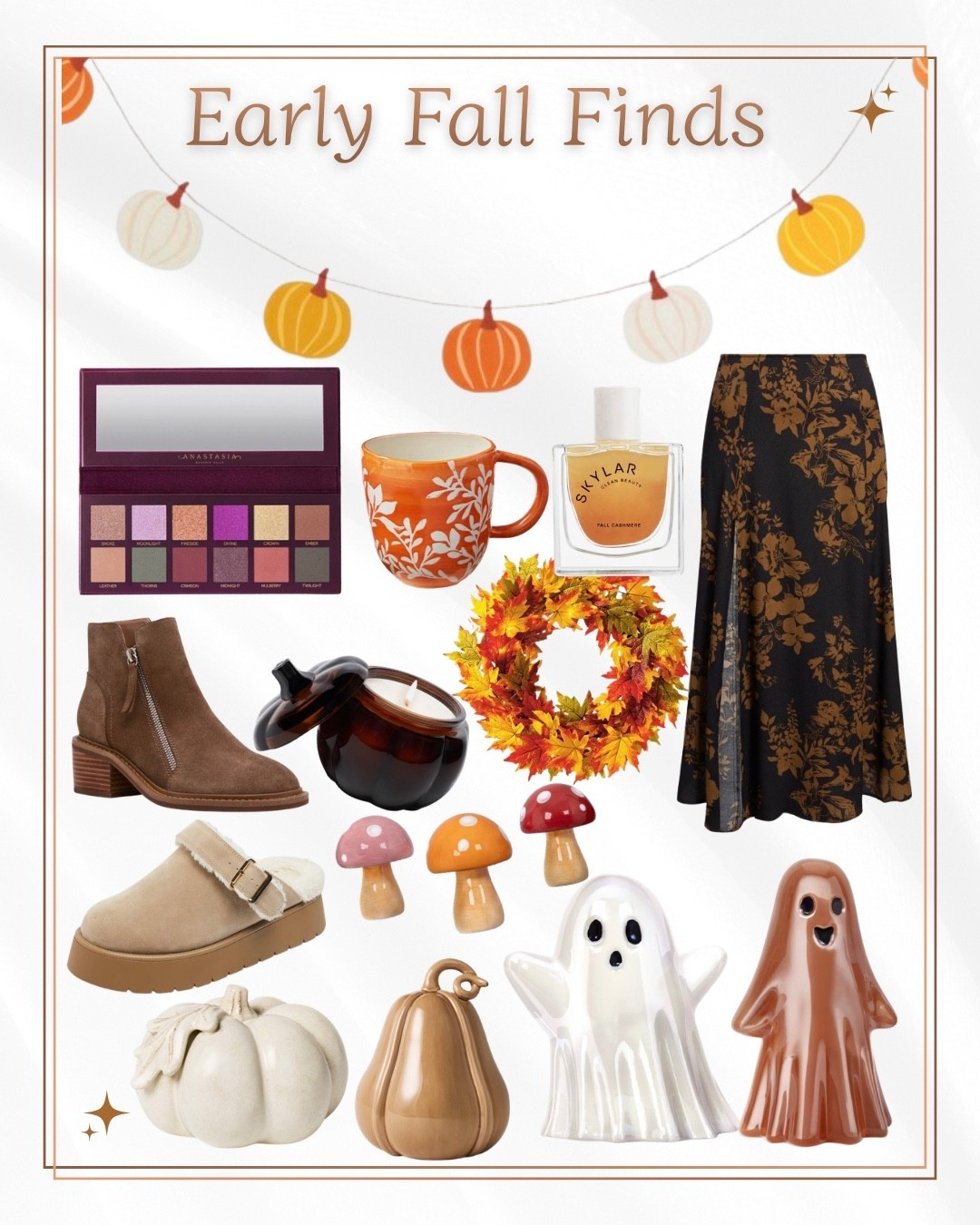 Early Fall Finds

LTKplussize / ltkmidsize / fall / fall finds / fall outfit / fall ootd / autumn finds / autumn outfit / autumn ootd / maxi skirt / witchy skirt / fall skirt / fall boots / fall booties / fall makeup / fall decor / fall home decor / autumn home decor / home decor / Halloween home decor / pumpkin decor / mules / sale / sale alert

#LTKHome #LTKSeasonal #LTKSaleAlert