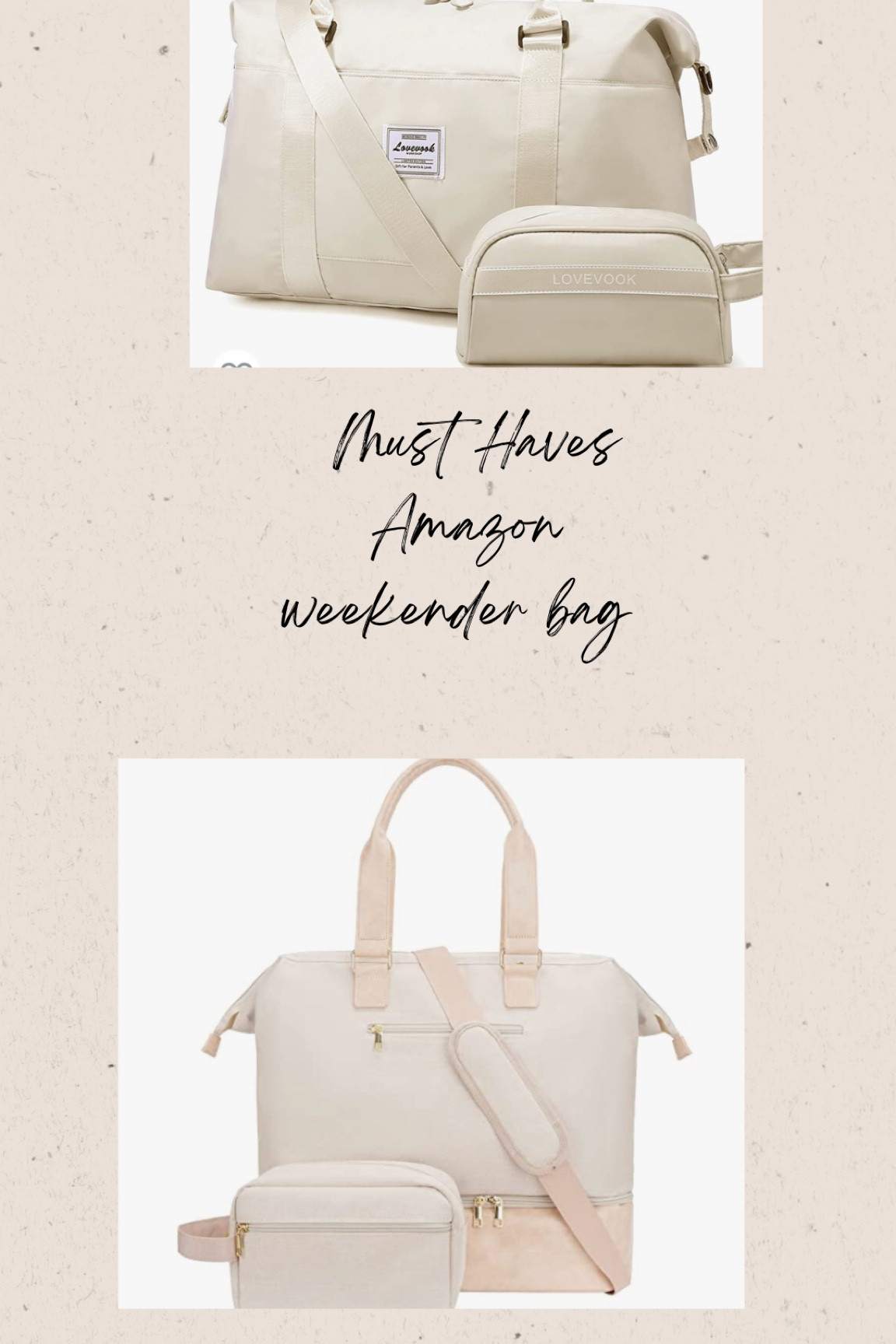 The perfect weekender ✨Amazon edition 

#LTKFind #LTKitbag