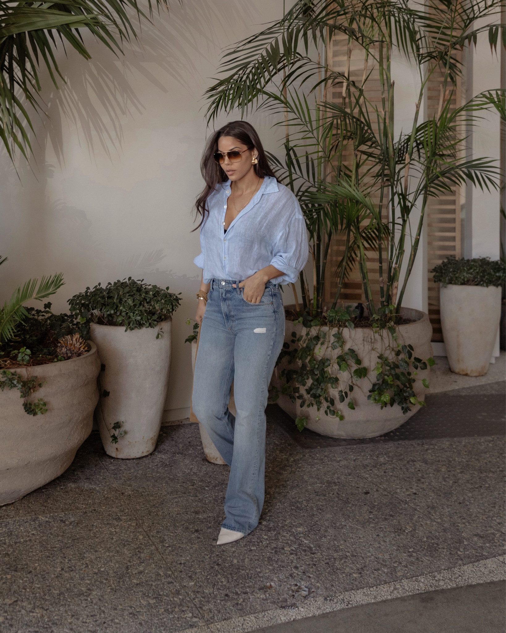 Everyday casual outfit 

Jeans, denim on denim , double denim, 
Bootcut jeans, high waisted jeans, fall, fall fashion, 

#LTKOver40 #LTKSeasonal #LTKStyleTip