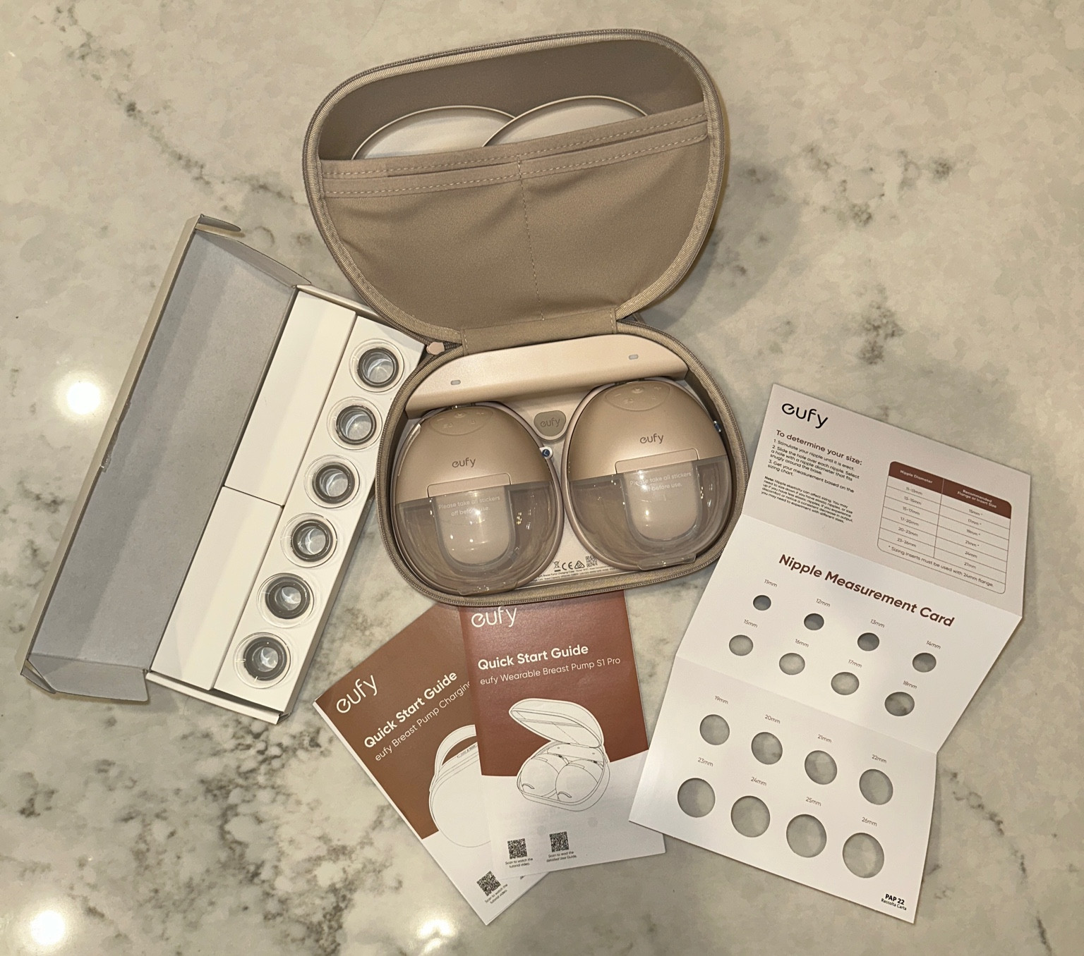 Getting ready for baby #2’s arrival with this wearable breast pump from Eufy! It heats up, comes in a charging travel case, & has several insert sizes. So excited to use it! 

#LTKBaby #LTKBump #LTKFamily