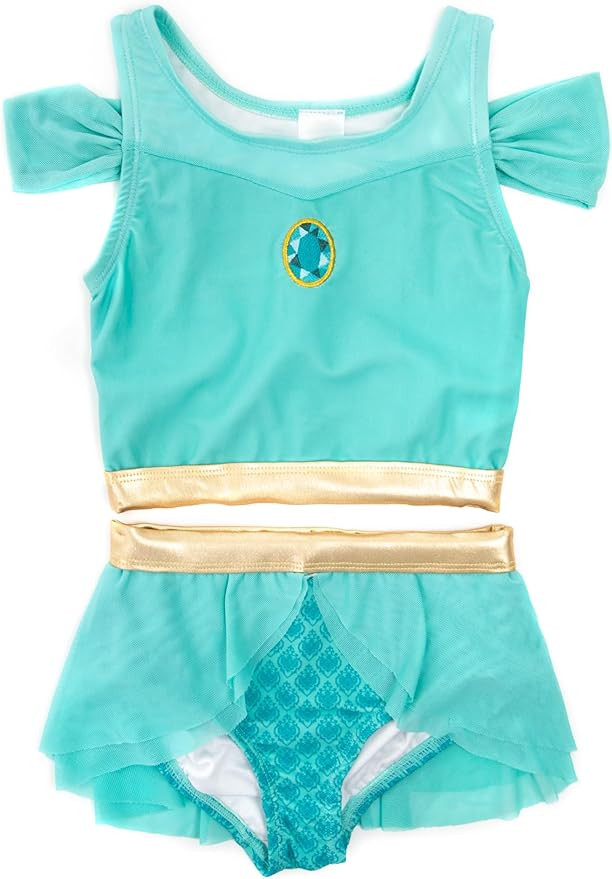 Little Adventures Child Oasis Princess Two-Piece Swimsuits UPF 50 Double-Lined Machine Washable S... | Amazon (US)