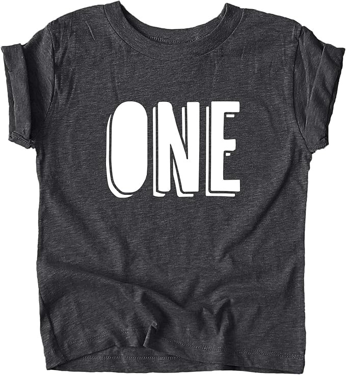 Bold 1st Birthday T-Shirts and Raglans for Baby Girls and Boys First Birthday Outfit | Amazon (US)