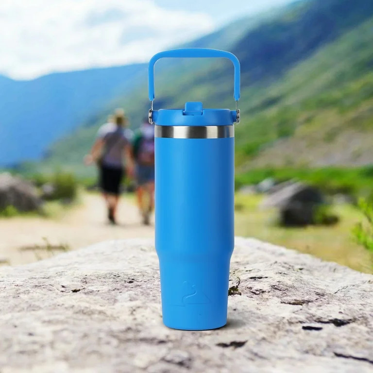 Ozark Trail 30 oz Stainless Steel Insulated Swivel Tumbler, Electric Blue | Walmart (US)