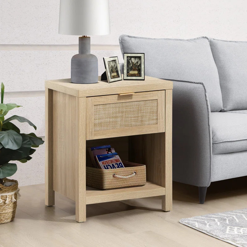 Alayha 1 - Drawer Nightstand (Set of 2) | Wayfair North America