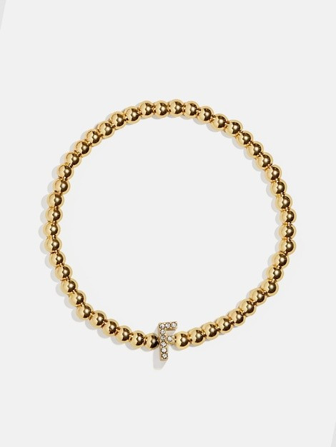 Pavé Initial Pisa Bracelet | BaubleBar (US)