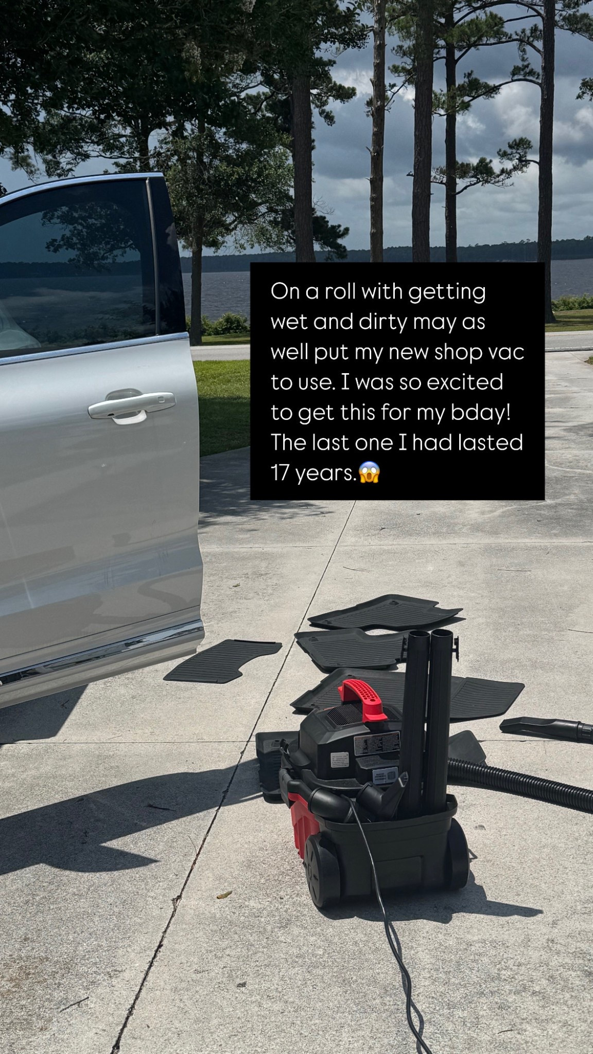 Not extravagant content, but it makes me so happy. A shop vac is a must have in any home in case of water issues and also to clean your car. I love cleaning mine out and this is my newest one. I had my last one for 17 years. 

#LTKGiftGuide