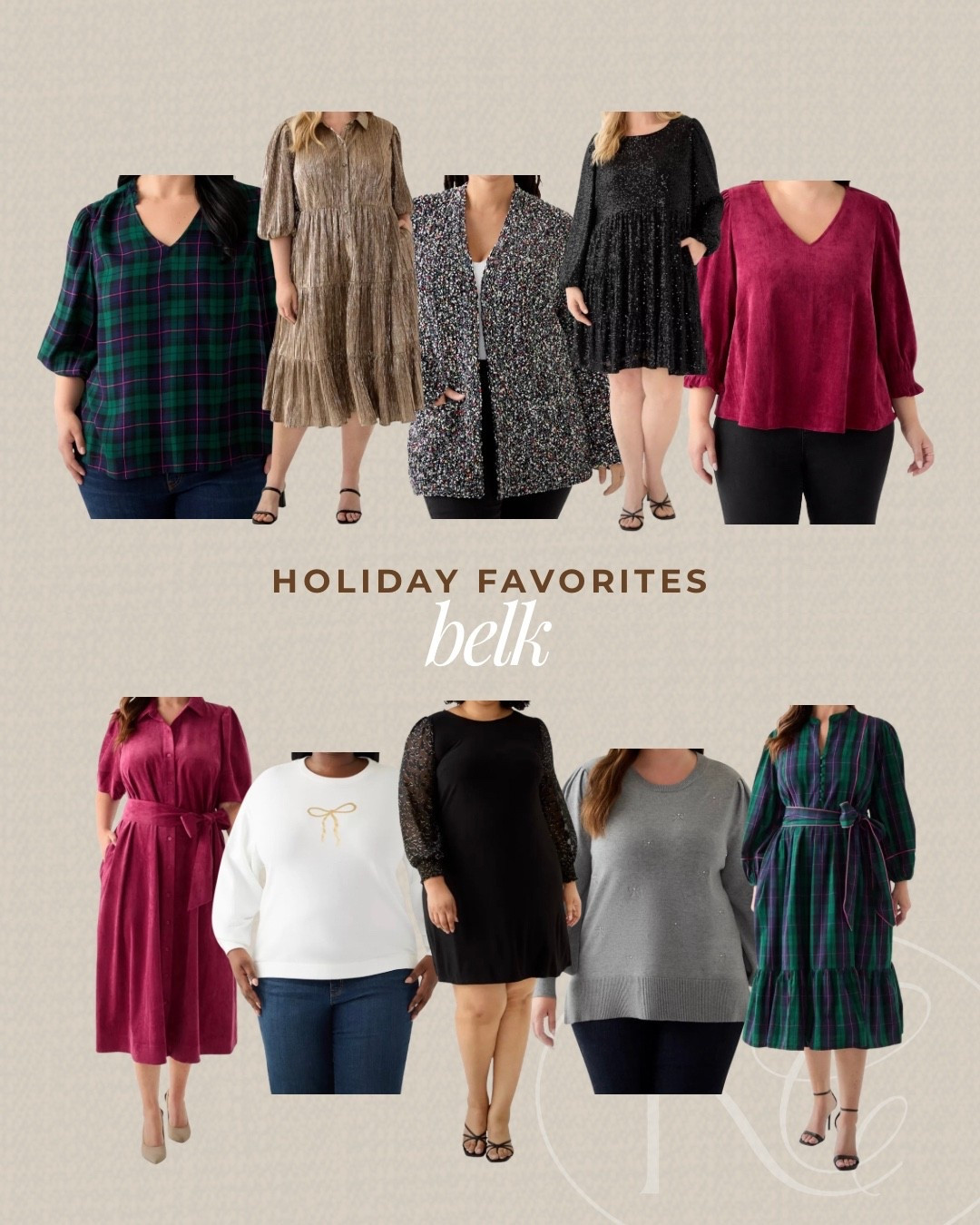 Belk has some beautiful options for the holidays, and all are plus size friendly! 



#LTKSeasonal #LTKHoliday #LTKPlusSize