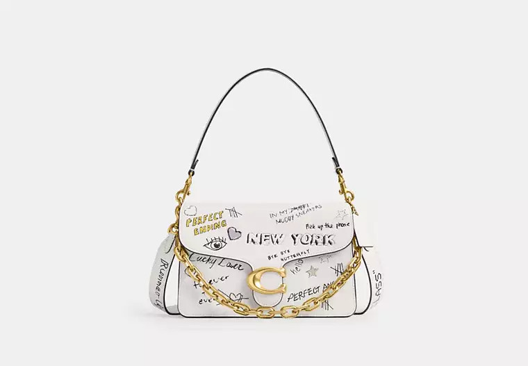 Chain Tabby Shoulder Bag With Sketch Print | Coach (US)