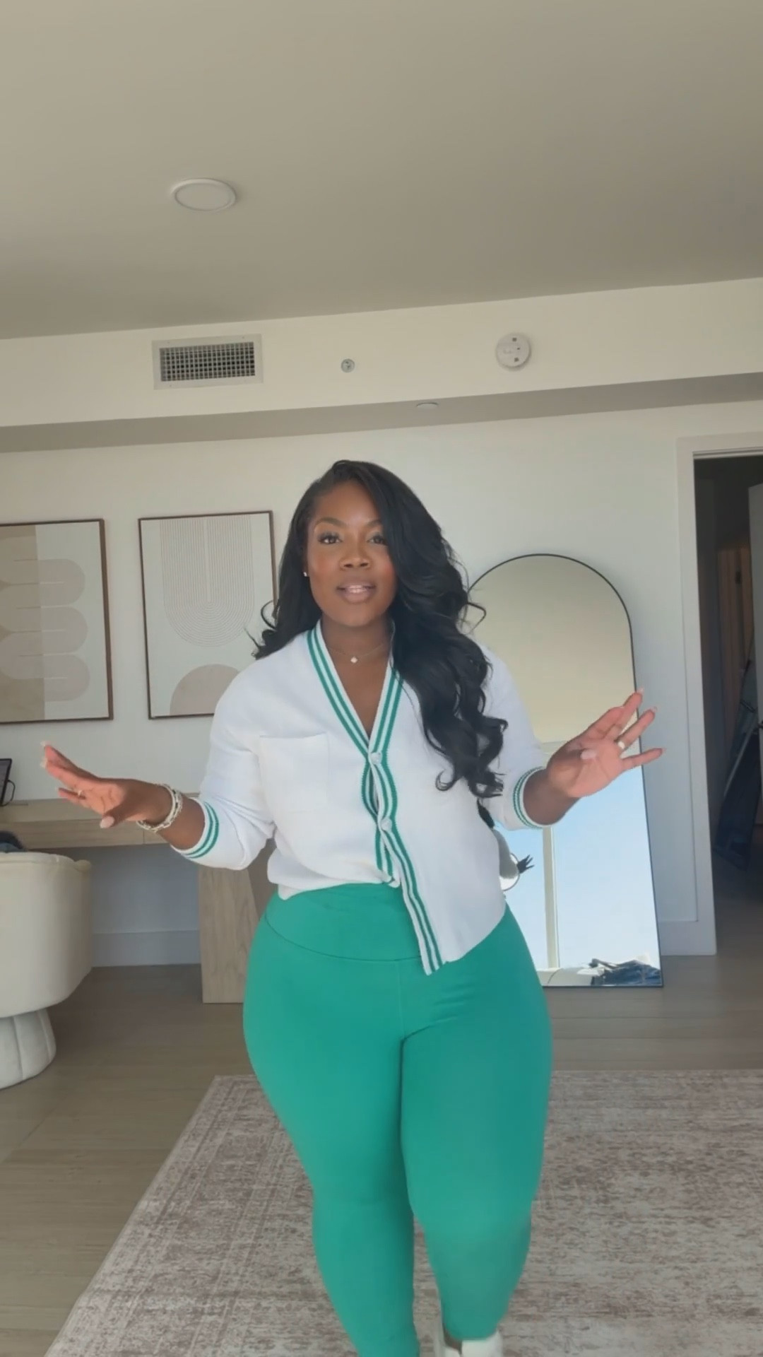 Elevated casual athleisure 🤌🏾

Love the quality of these athleisure pieces. The leggings are very comfortable and flattering and love the knit detail on the sweater.

Sweater Size: S
Legging Size: L

Outfit is low stock 

#LTKMidsize #LTKGiftGuide #LTKActive