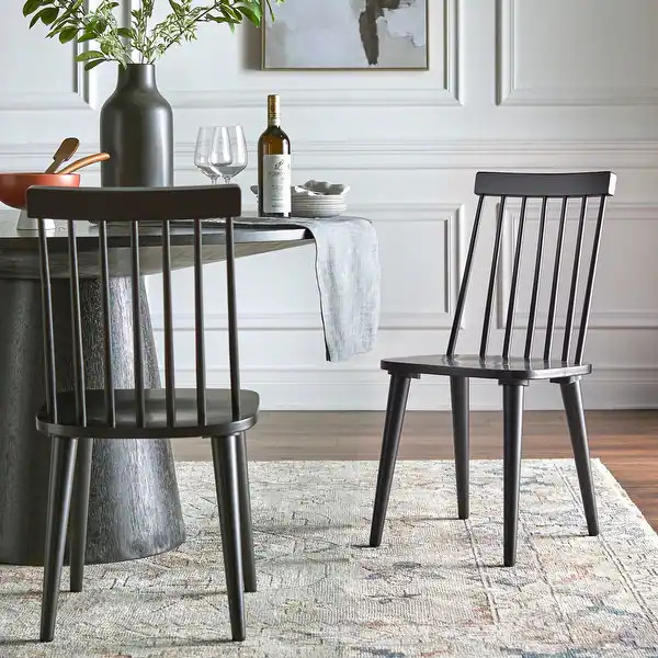 Lifestorey Lowry Solid Wood Spindle Dining Chairs (Set of 4) - Bed Bath & Beyond - 37524204 | Bed Bath & Beyond
