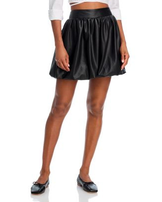Faux Leather Bubble Mini Skirt - Exclusive | Bloomingdale's (US)