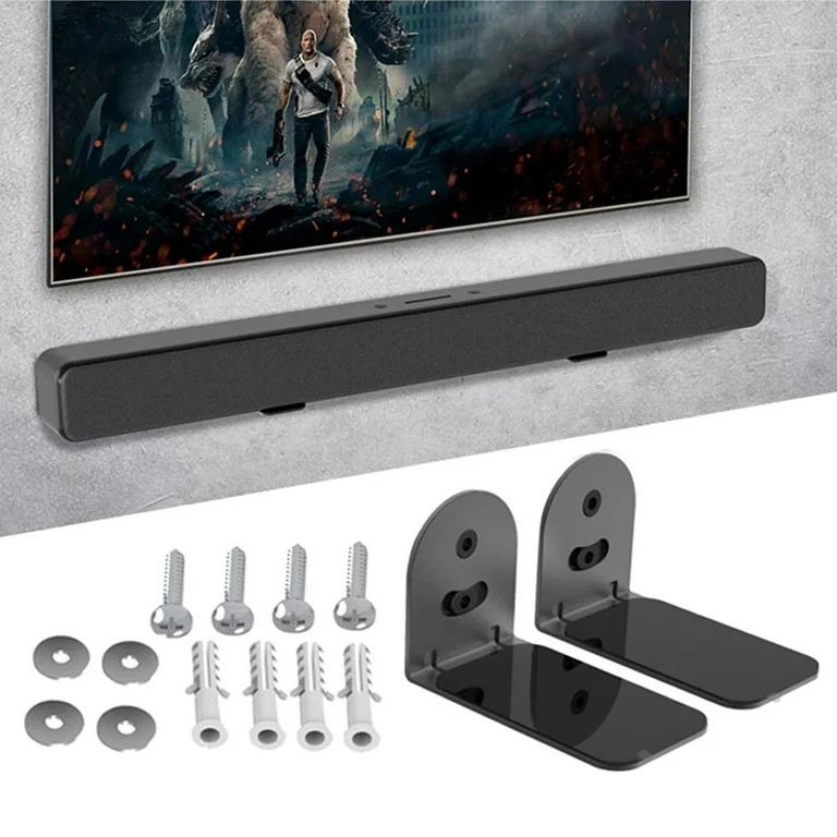 SPORTLINK Universal Soundbar Wall Mount - Adjustable Sound Bar Mounts Mounting Shelf Stand Bracke... | Walmart (US)