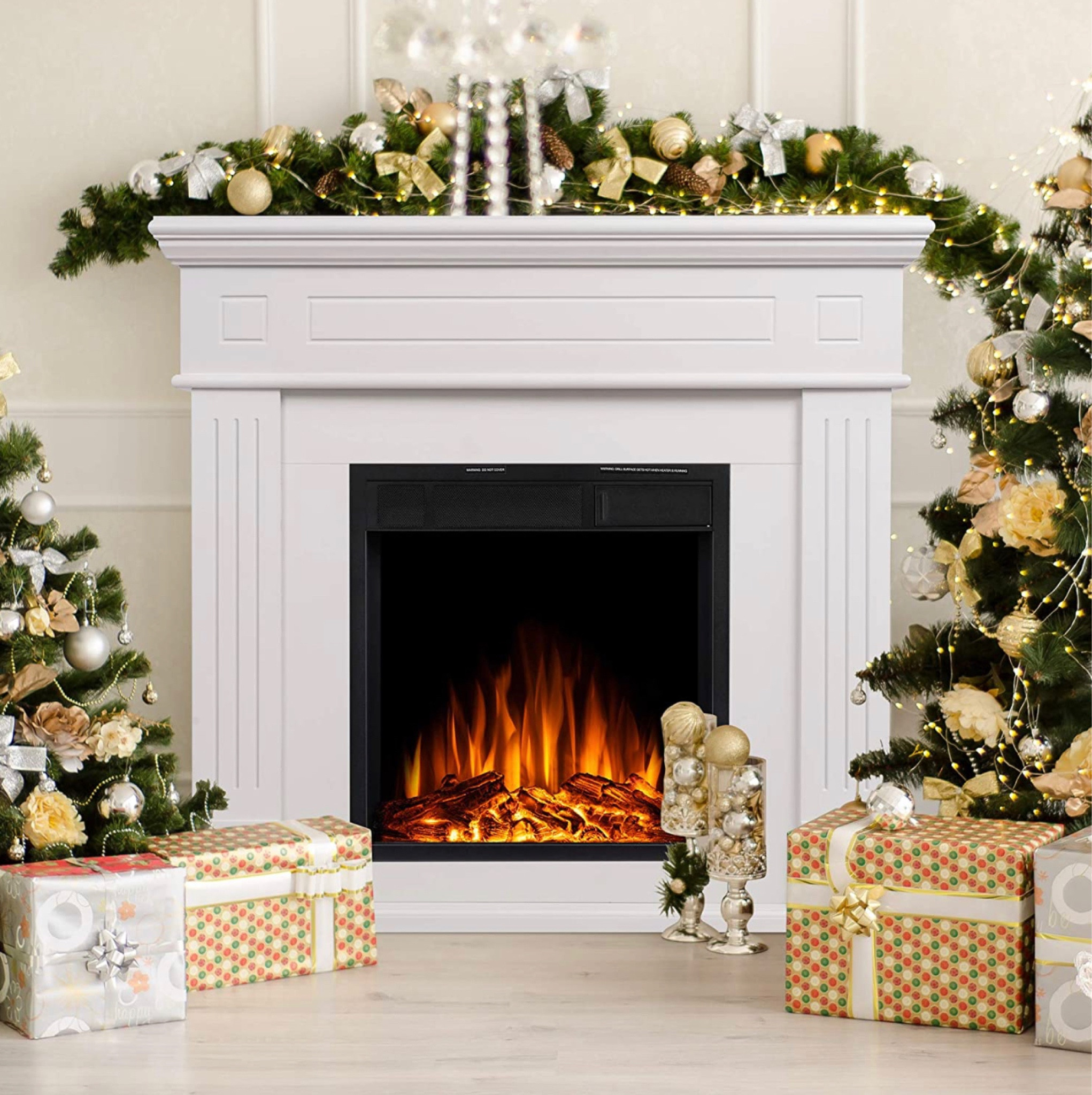 Cozy season. I will be adding this fireplace to the front room. 
Great price too 

#LTKHoliday #LTKhome #LTKstyletip