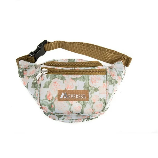 Everest Unisex Signature Waist Fanny Pack Pattern Black | Walmart (US)