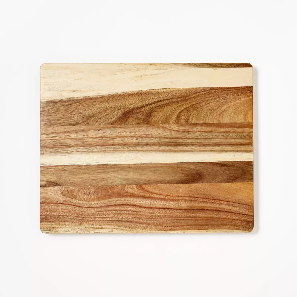 2pc Reversible Bamboo Cutting Board Set Natural - Figmint™