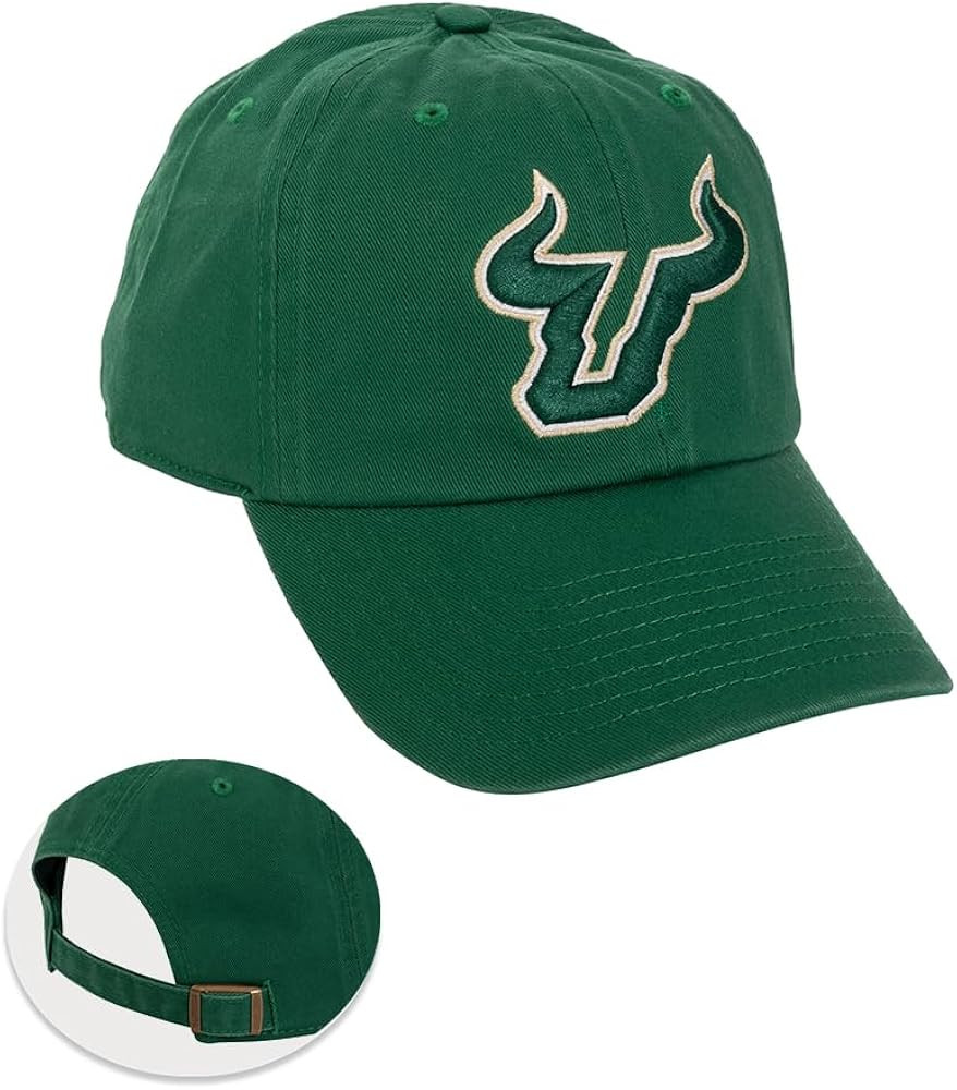 Desert Cactus University of South Florida Baseball Hat USF Bulls Brimmed Embroidered Hats Cap Adj... | Amazon (US)