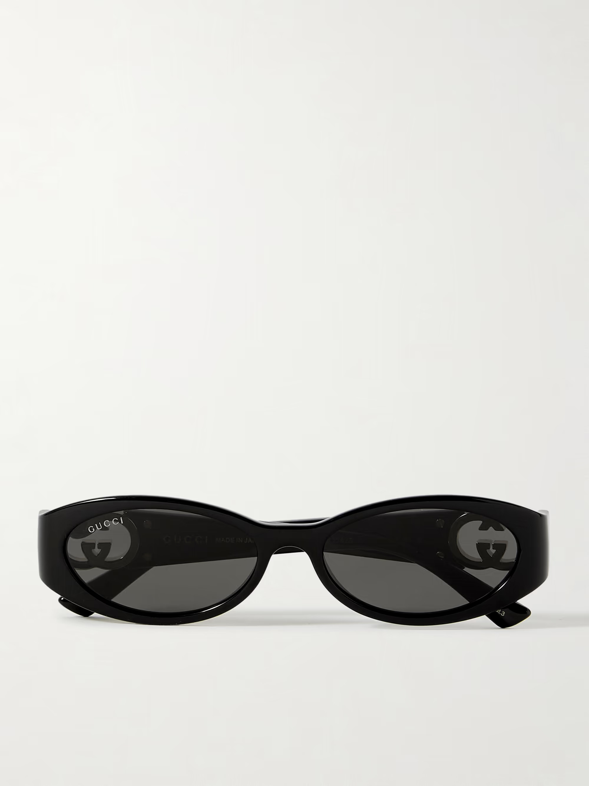 Oval-frame acetate and gold-tone sunglasses | NET-A-PORTER APAC
