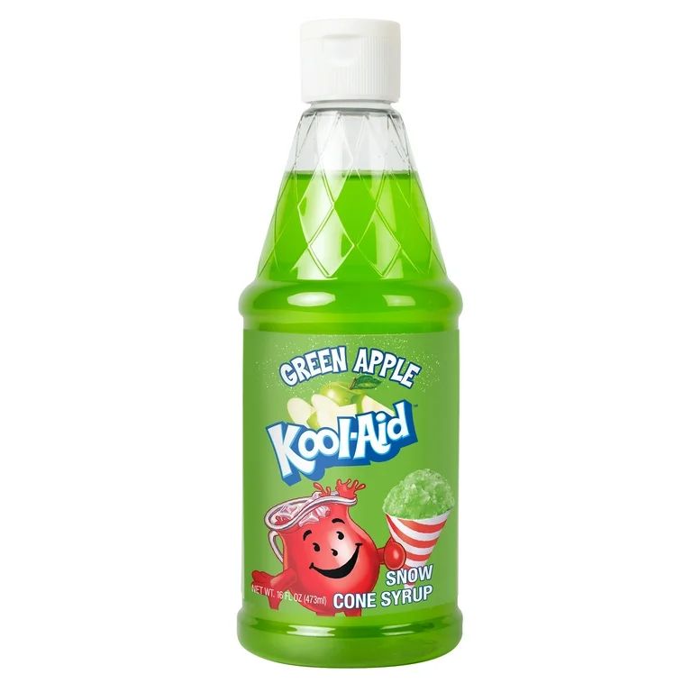 Kool-Aid KASCSYRP16GA 16-Oz. Snow Cone Syrup, Green Apple | Walmart (US)