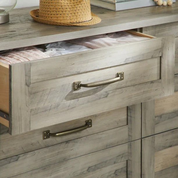 Better Homes & Gardens Modern Farmhouse 6 - Drawer Dresser, Rustic Gray Finish | Walmart (US)