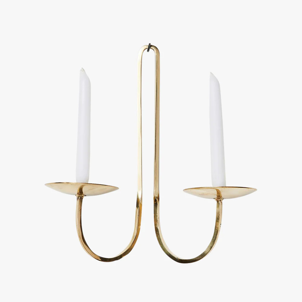 Mortimer Brass Double Sconce | Dear Keaton