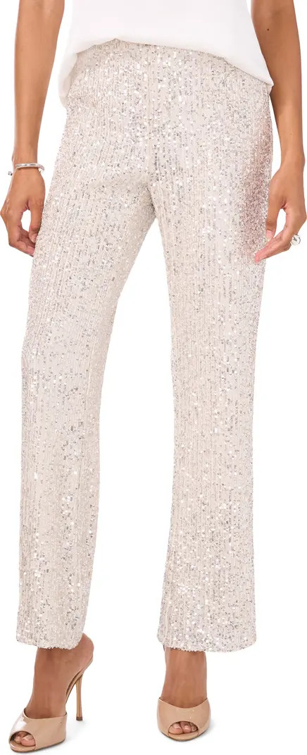 Sequin Flare Leg Pants | Nordstrom