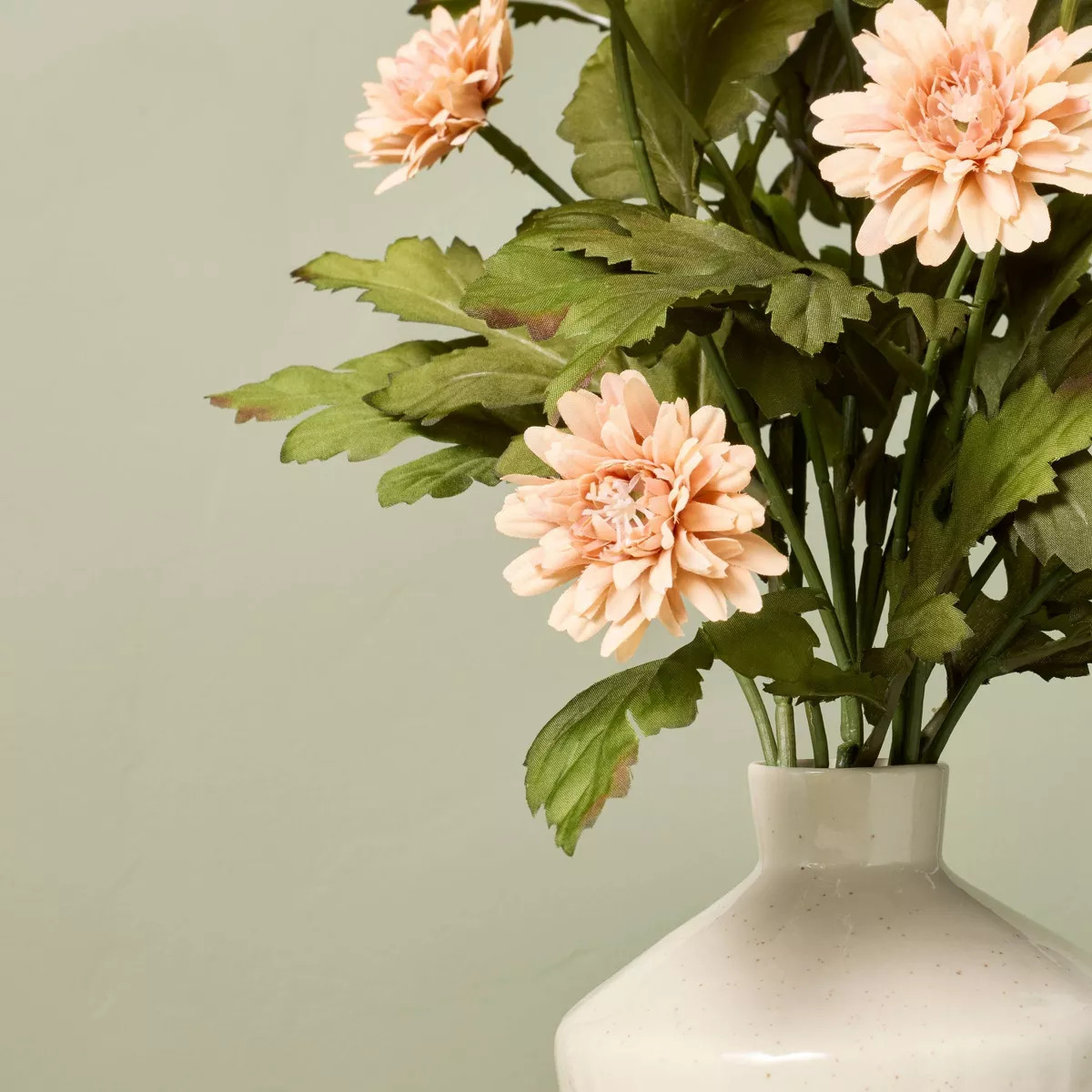 21" Faux Orange Daisy Flower Arrangement - Hearth & Hand™ with Magnolia | Target