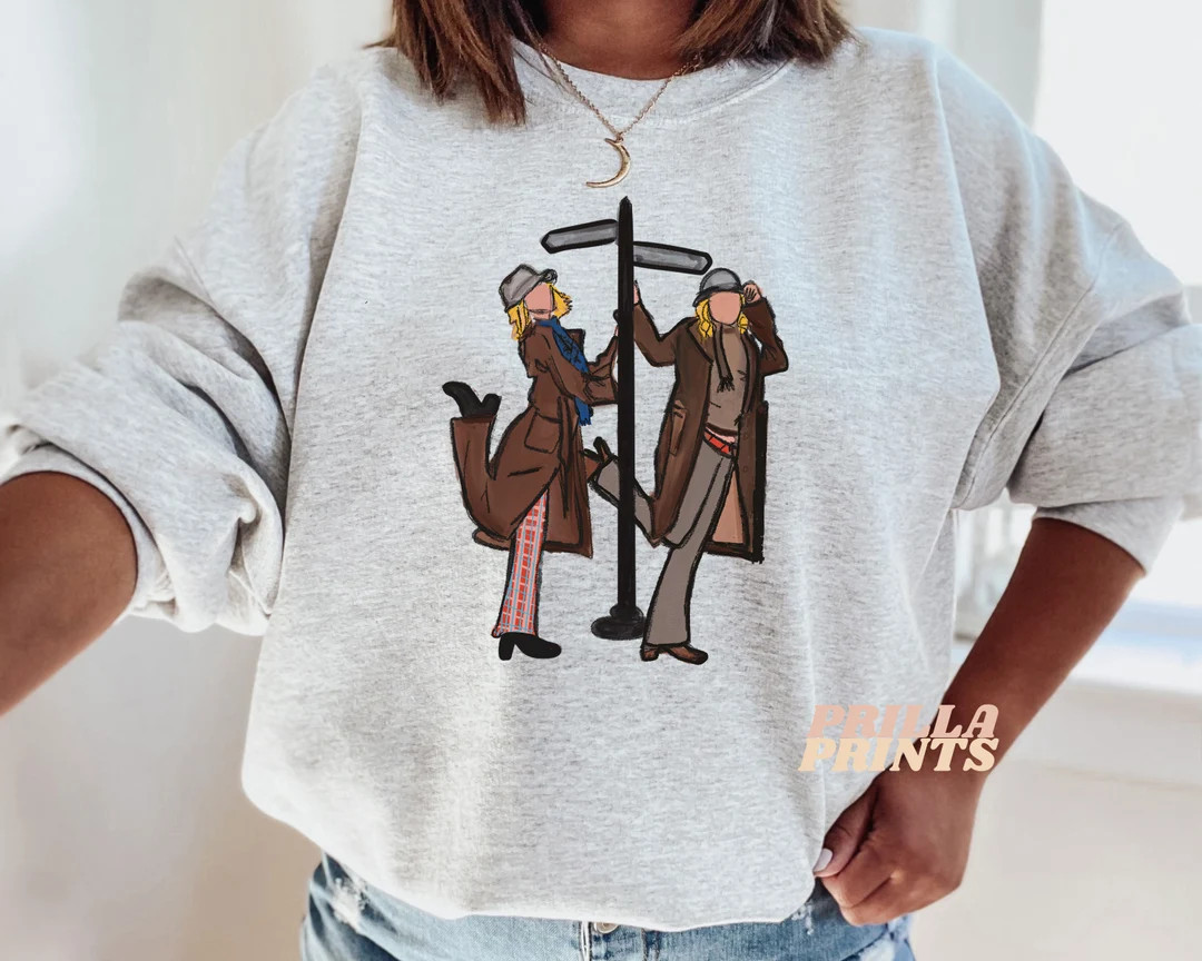 Mary-kate & Ashley Olsen Winning London 90s Vibes Sweatshirt, Sketch Art Minimalist Jumper, Unise... | Etsy (US)