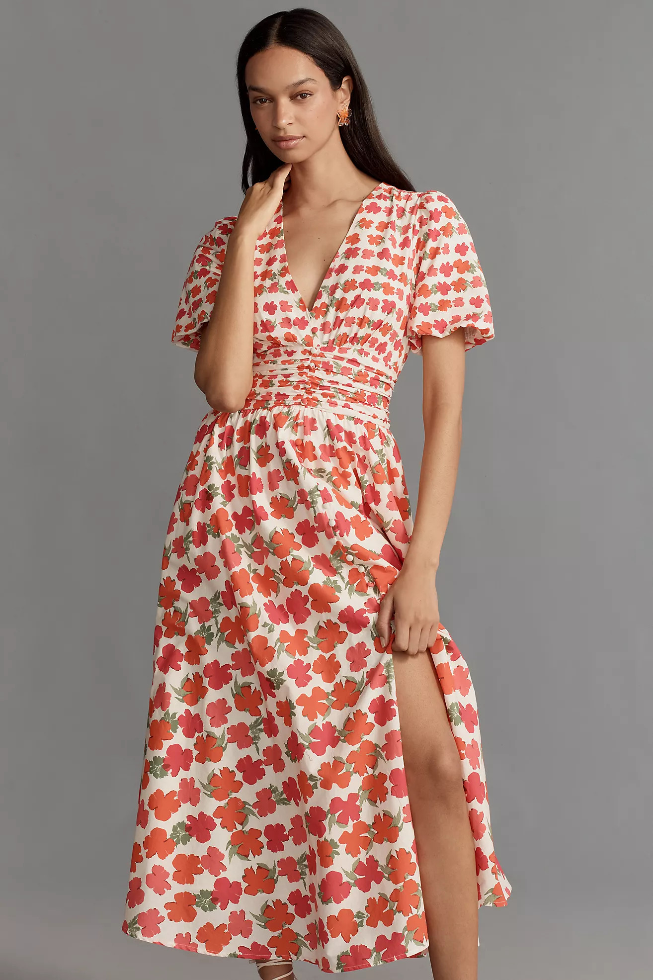 The Katerina Button-Front Dress | Anthropologie (US)