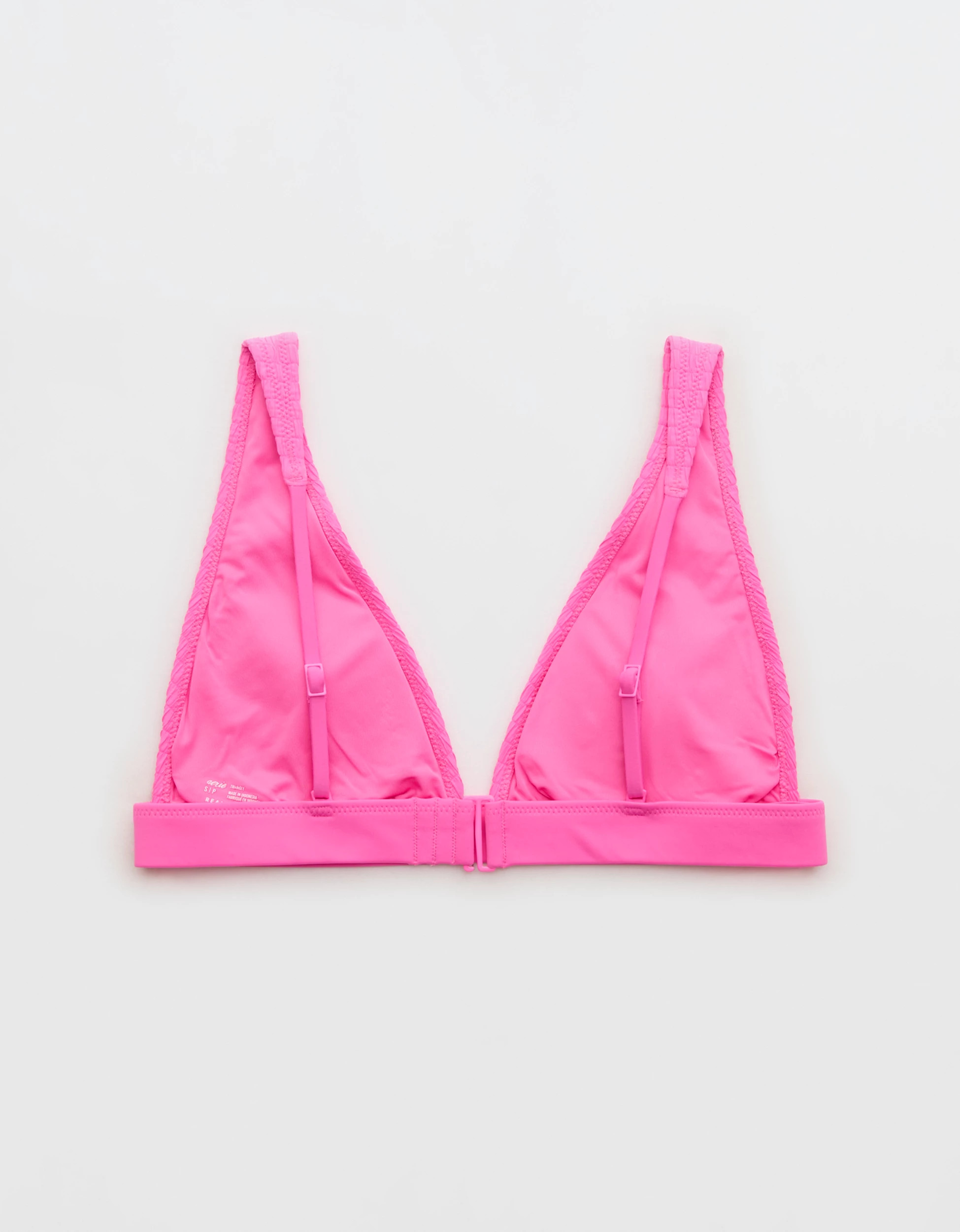 Aerie Banded Plunge Smocked Bikini Top | Aerie