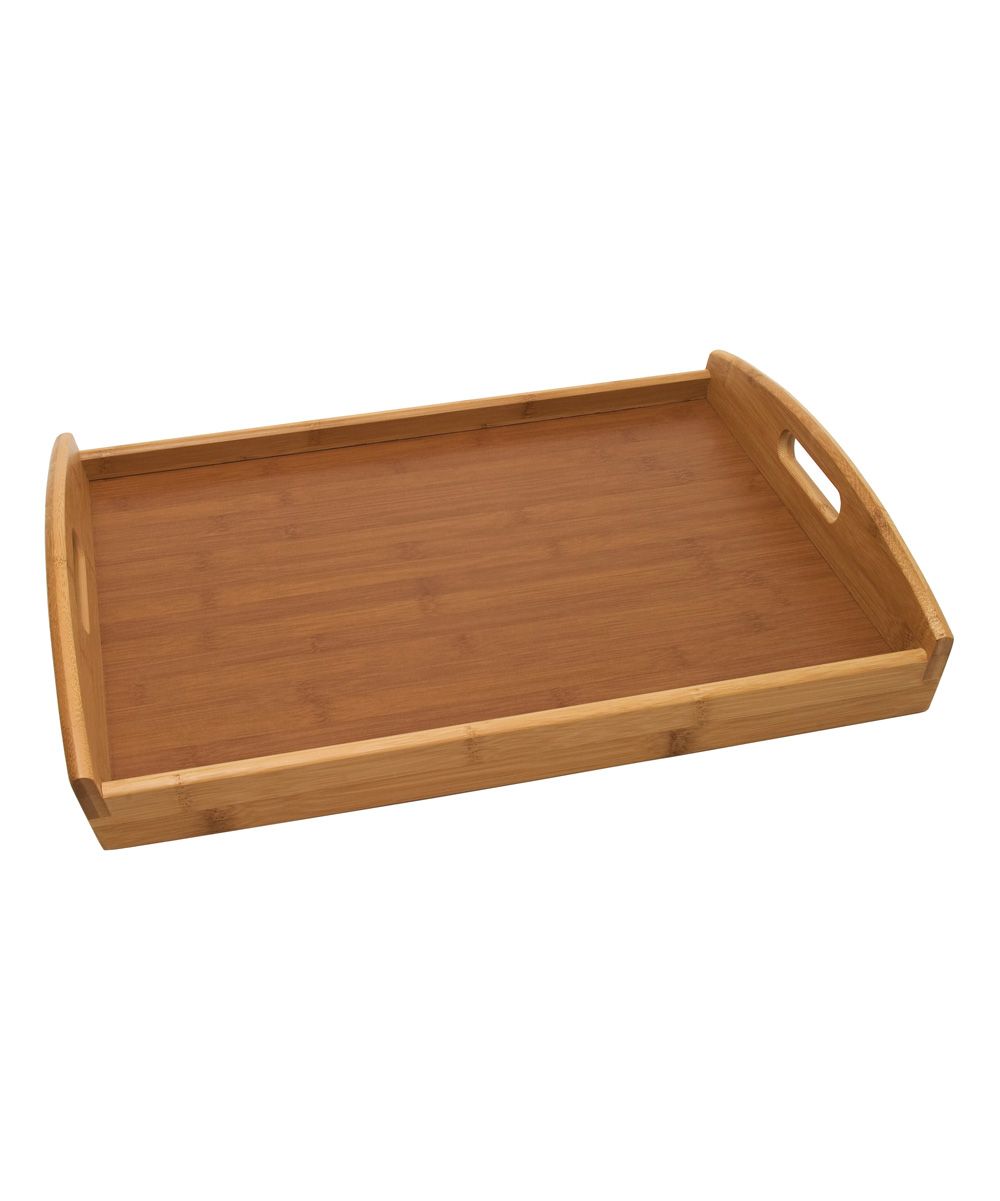 Lipper International Serving Tray Natural - Bamboo Tray | Zulily