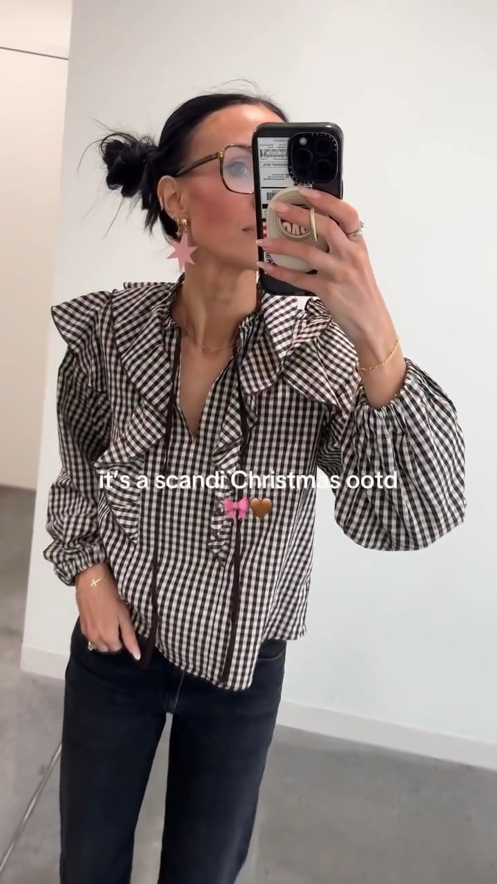 pink and brown aren’t my typical Christmas color combos- but I’m digging it this month. 🎀🤎 linking in ltk