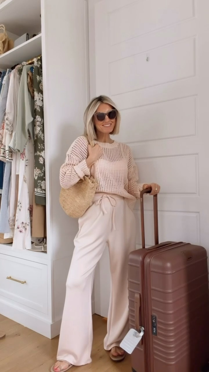This lightweight set is perfect for traveling in the spring & summer! Love how the top is a knit! Wearing M!

Loverly Grey, Amazon, matching sets, luggage, airport outfit, spring travel look, spring tote, lounge sets 

#LTKTravel #LTKSeasonal