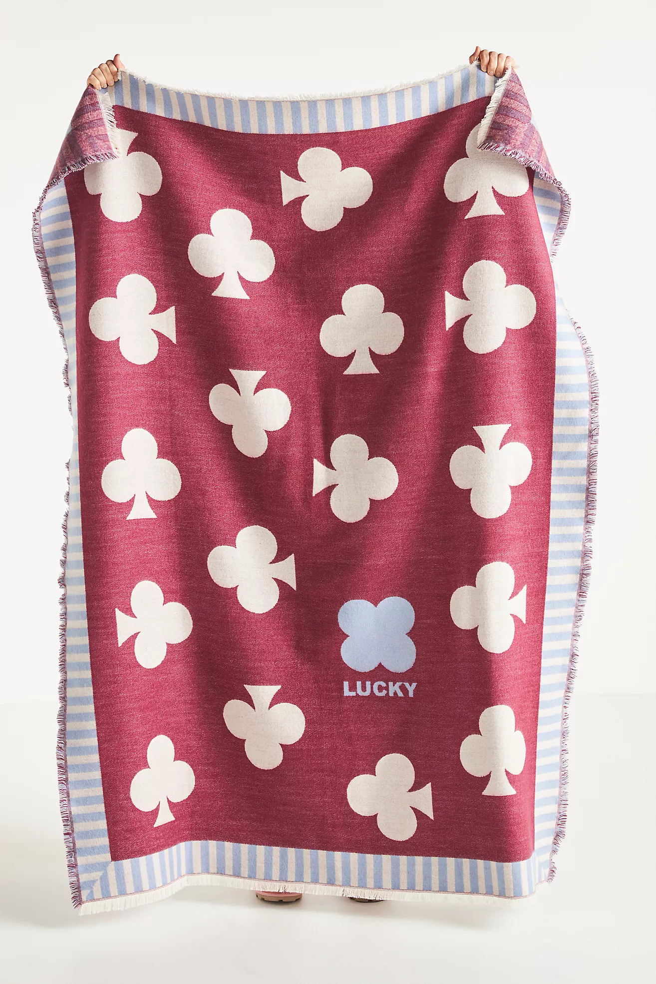 Woven Jacquard Patterned Throw Blanket | Anthropologie (UK)