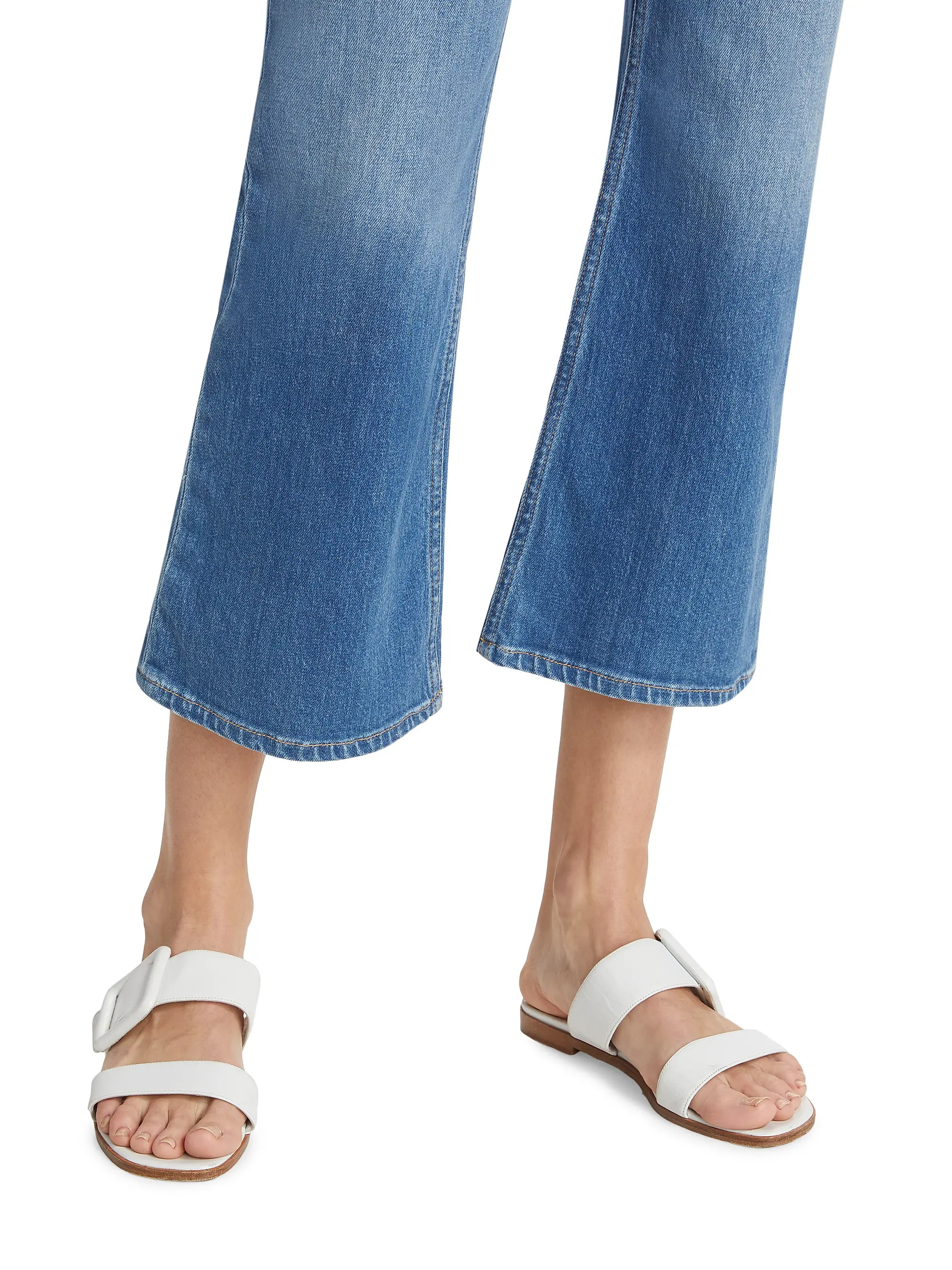 Sunset Boot-Cut Crop Jeans | Saks Fifth Avenue