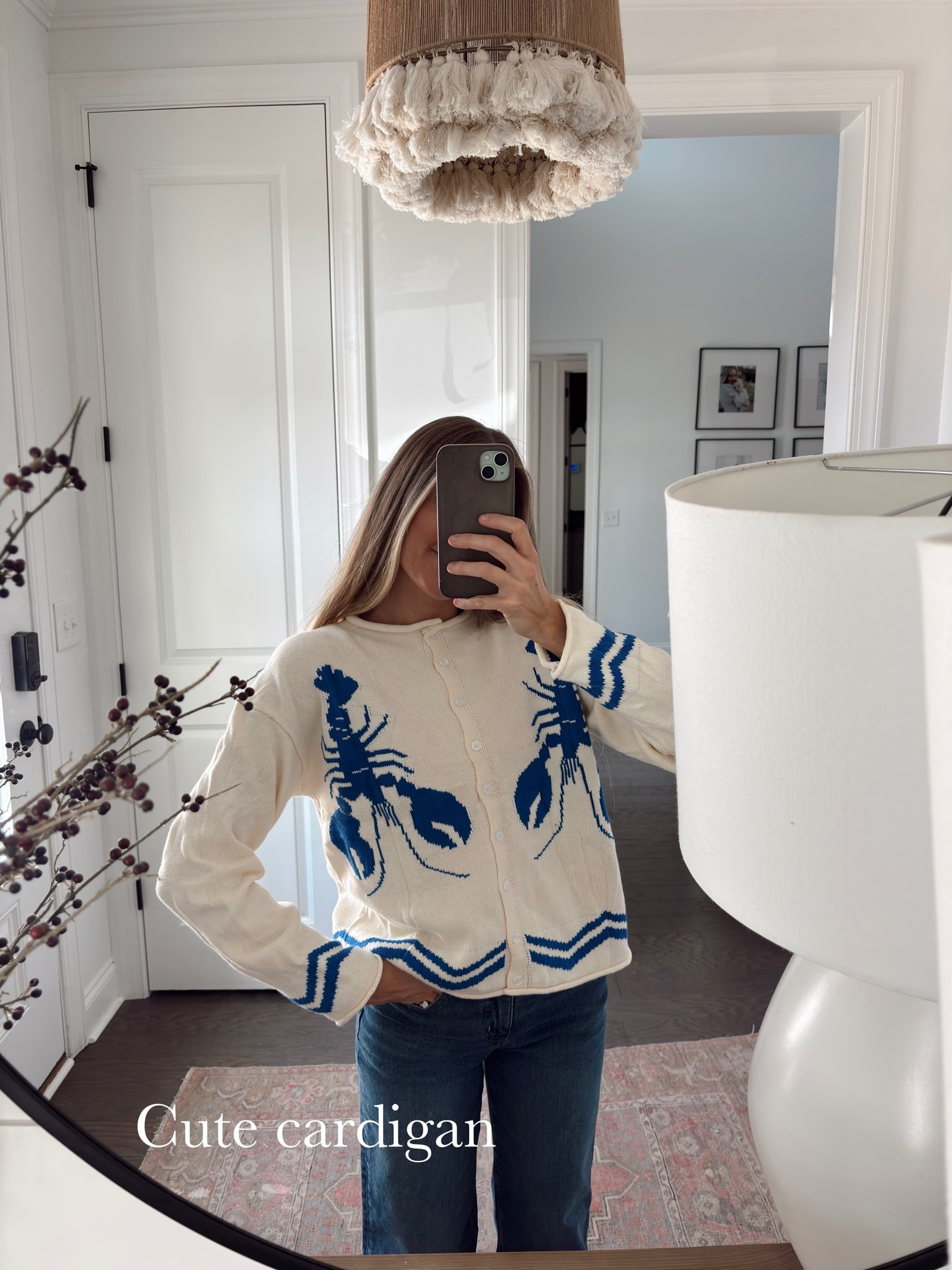 Cutie lobster cardigan

#LTKootd