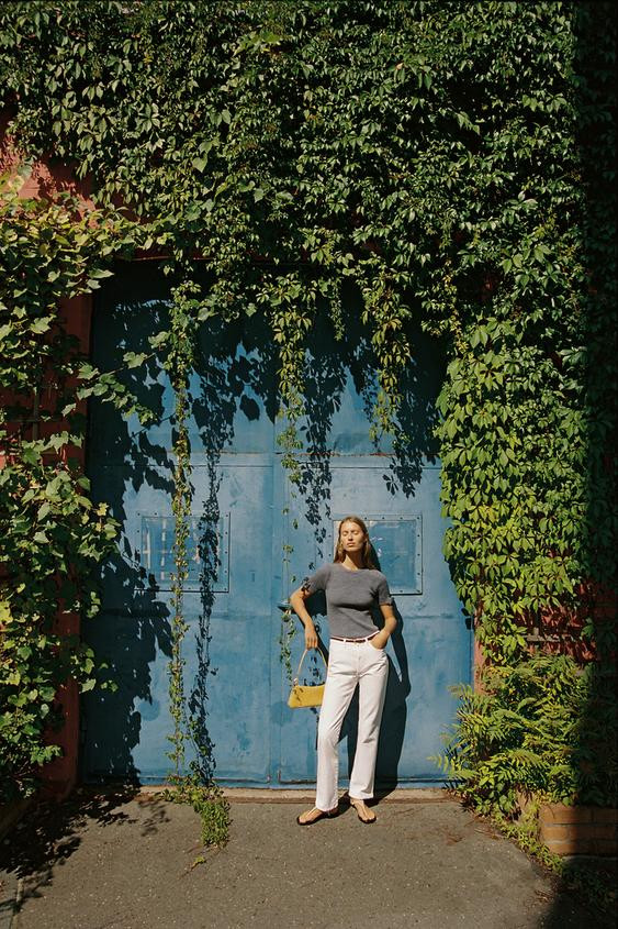 JEANS Z1975 90'S STRAIGHT HIGH-WAIST BELT | Zara UK