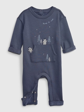 Baby Cozy Sherpa Lined One-Piece | Gap (CA)