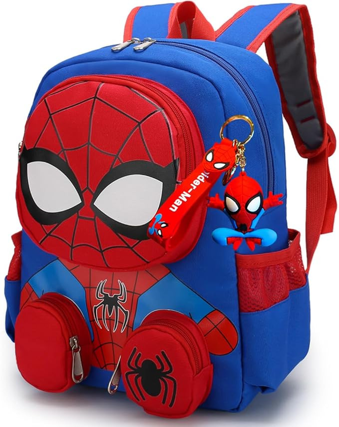 MEONI Little Kids Toddler Spider Backpack Lightweight Waterproof Preschool Kindergarten Backpacks... | Amazon (US)