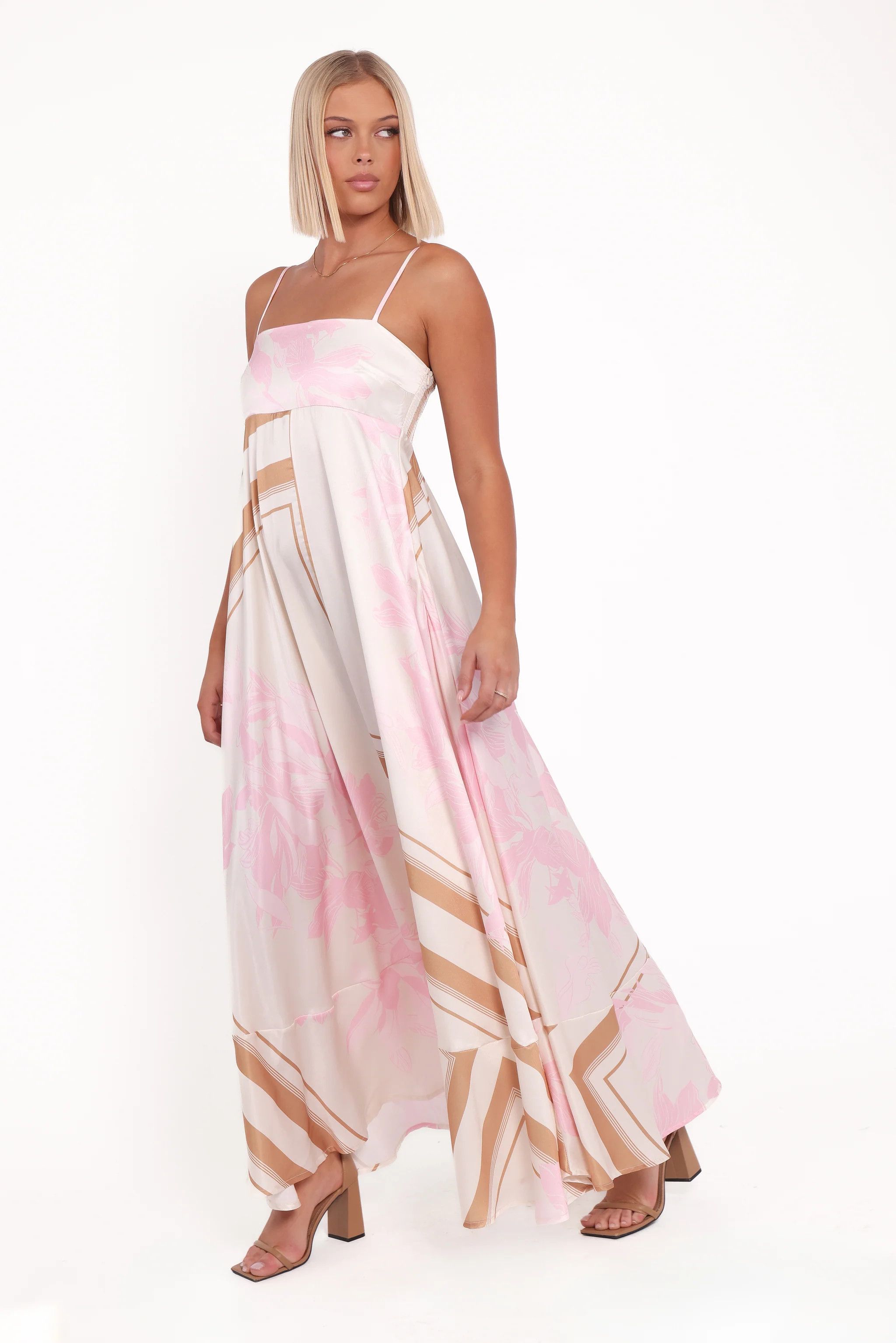 Elanor Maxi Dress - Pink Print | Petal & Pup (US)
