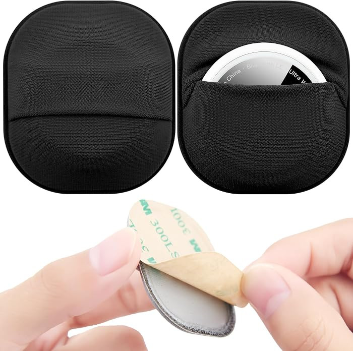 2 Pack for Airtag & Moto Tag Sticker Adhesive Mount, Case for Apple AirTags 1st & 2nd Generation ... | Amazon (US)