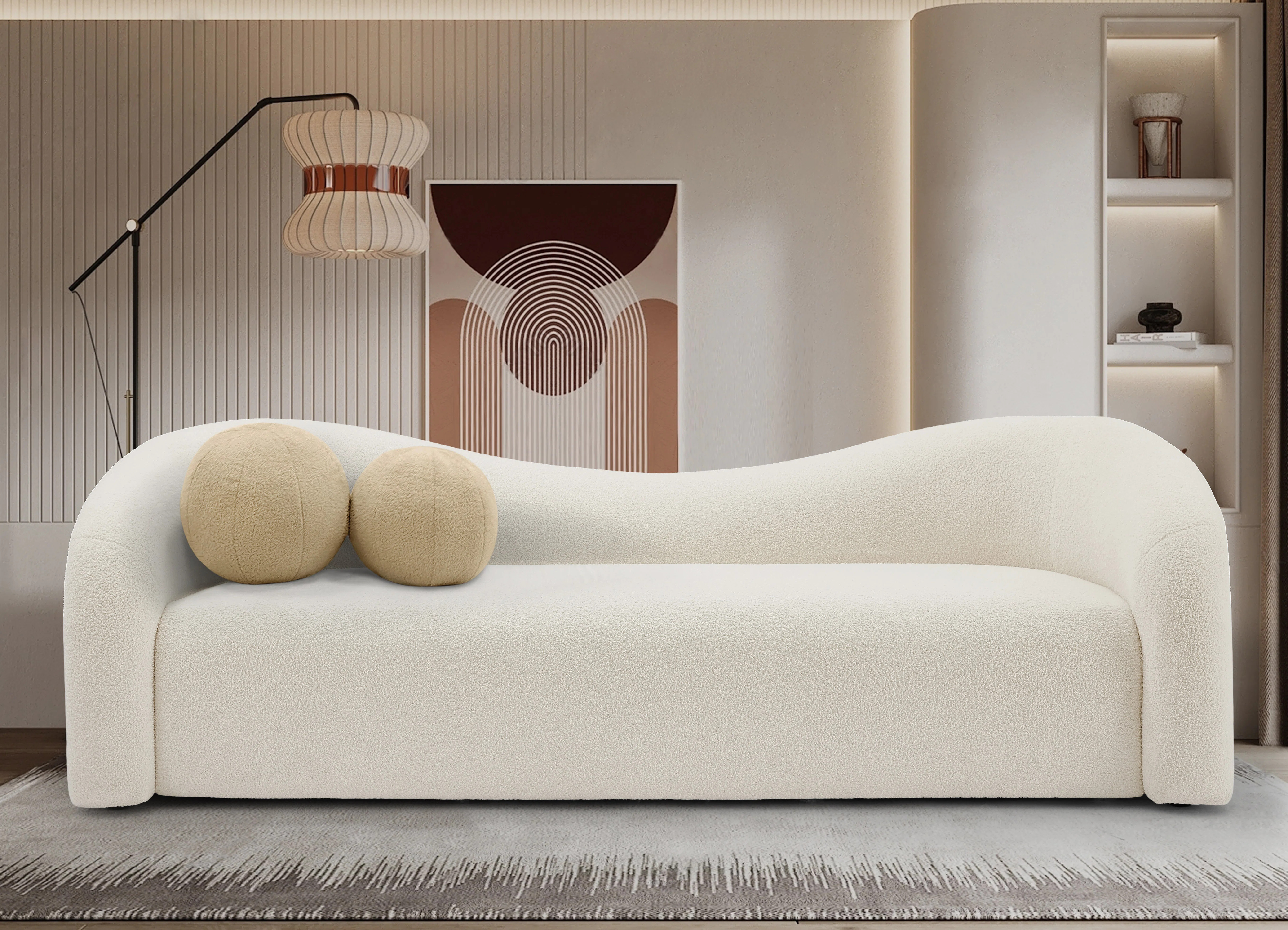 Iwalani 86'' Upholstered Sofa | Wayfair North America