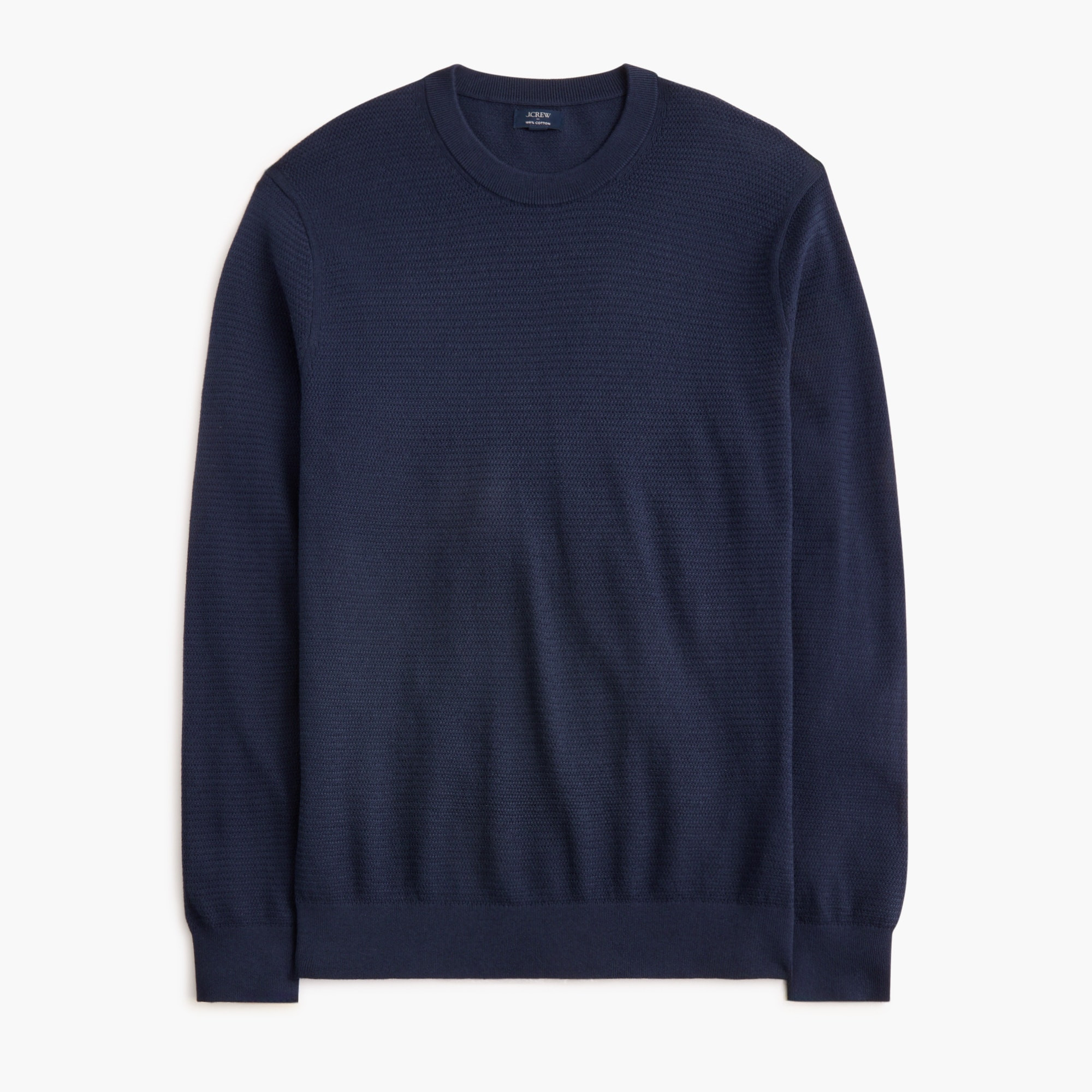100% cotton cable-knit sweater-polo | J.Crew Factory