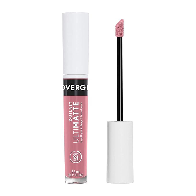 COVERGIRL Outlast Ultimatte One Step Liquid Lip Color, Rose, Yay, Rose, 0.12 Fl Ounce, Yay, Rosé... | Amazon (US)
