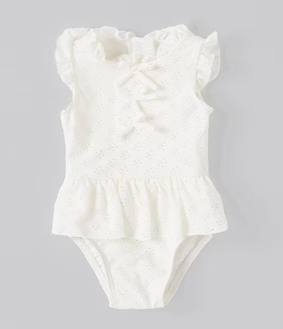 x The Broke Brooke Baby Girls Newborn-24 Months Elle Eyelet One Piece Swimsuit | Dillard's