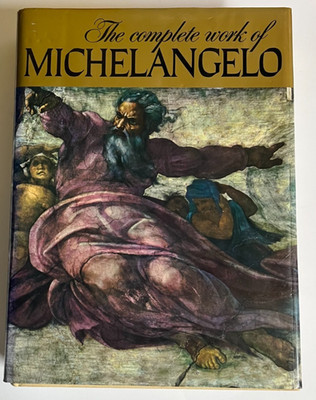 1966 Artabras Very LARGE BOOK, THE COMPLETE WORK of MICHAELANGELO w/ Slip Cover | eBay US