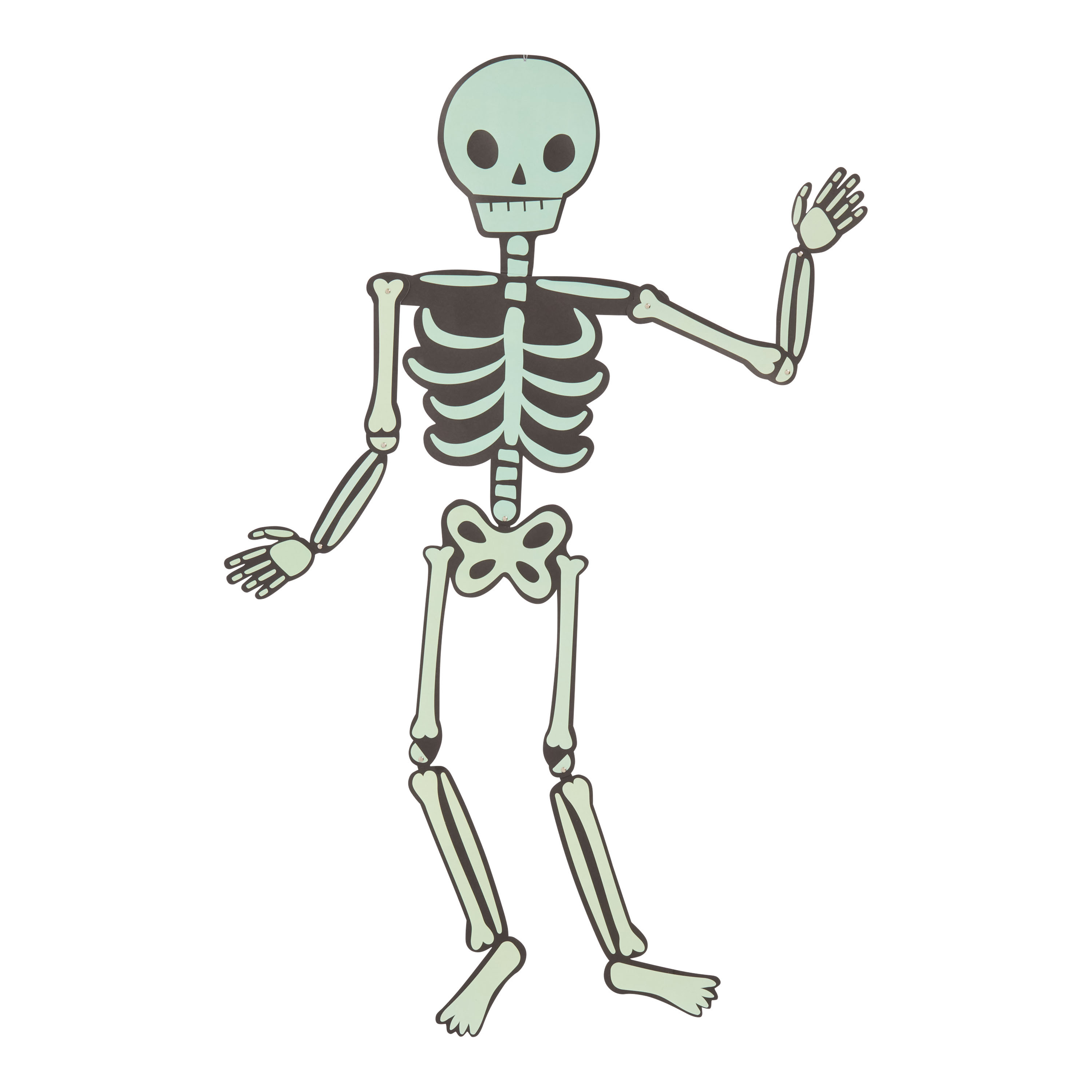 Glow in the Dark Skeletons Hanging Decor 3 Count | World Market