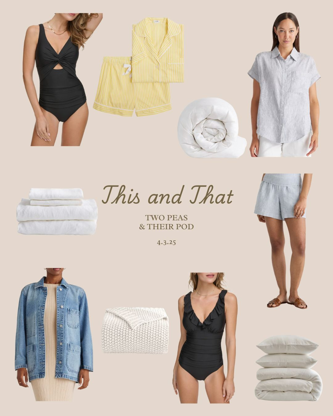 This and That: 4.3.25

 

 

#LTKSeasonal #LTKHome #LTKStyleTip